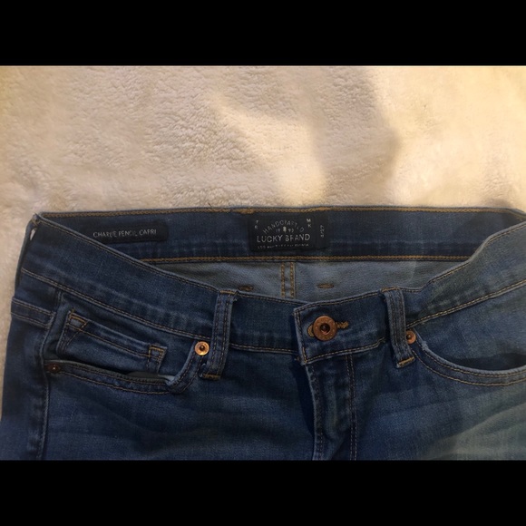 Charlie pencil Capri lucky brand jeans - Picture 2 of 4